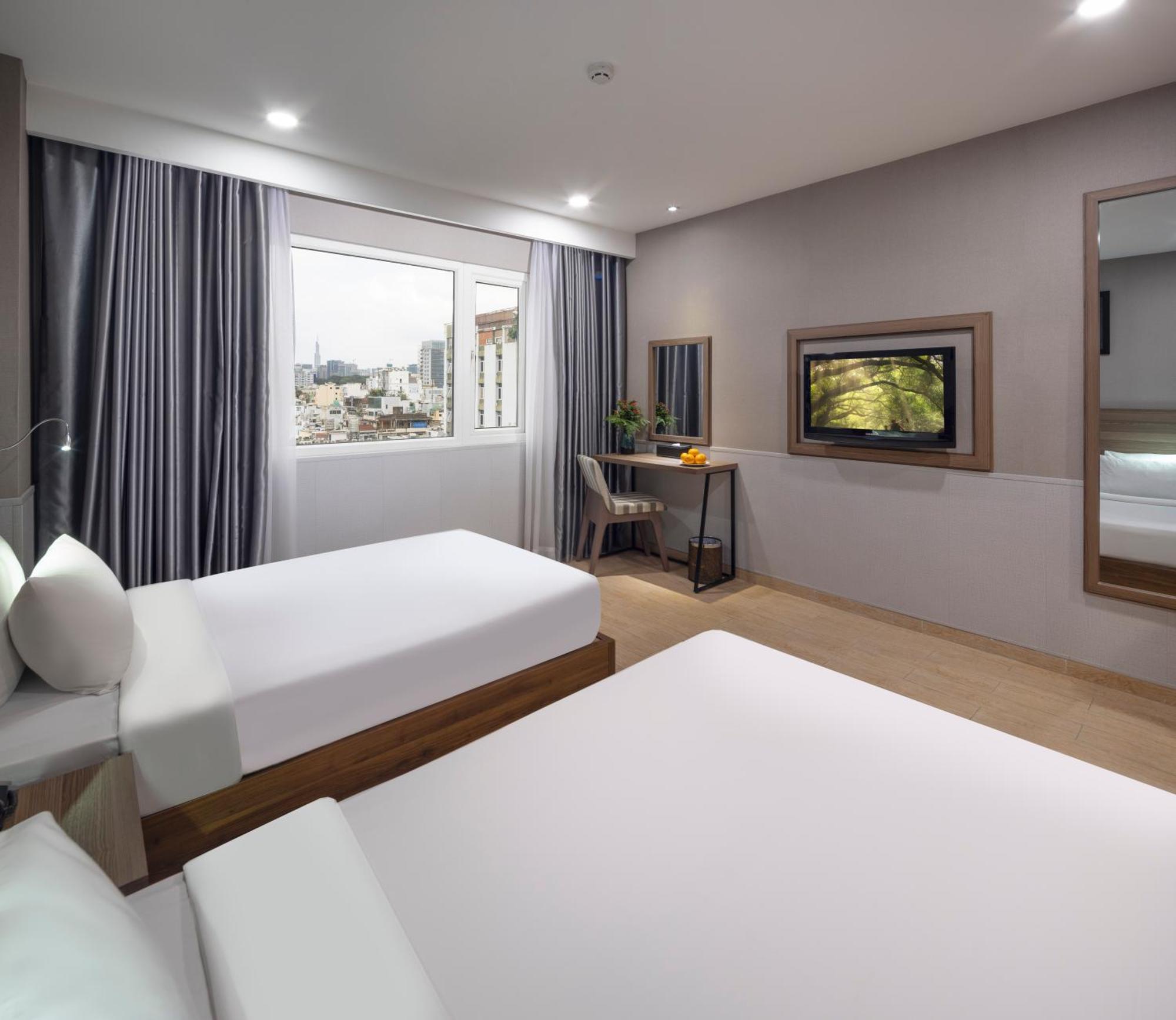 הו צ'י מין סיטי Viet Lotus Saigon Hotel מראה חיצוני תמונה